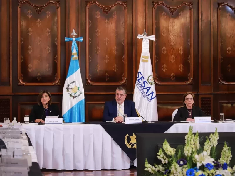 Vicepresidenta, Karin Herrera preside primera sesión de CONASAN