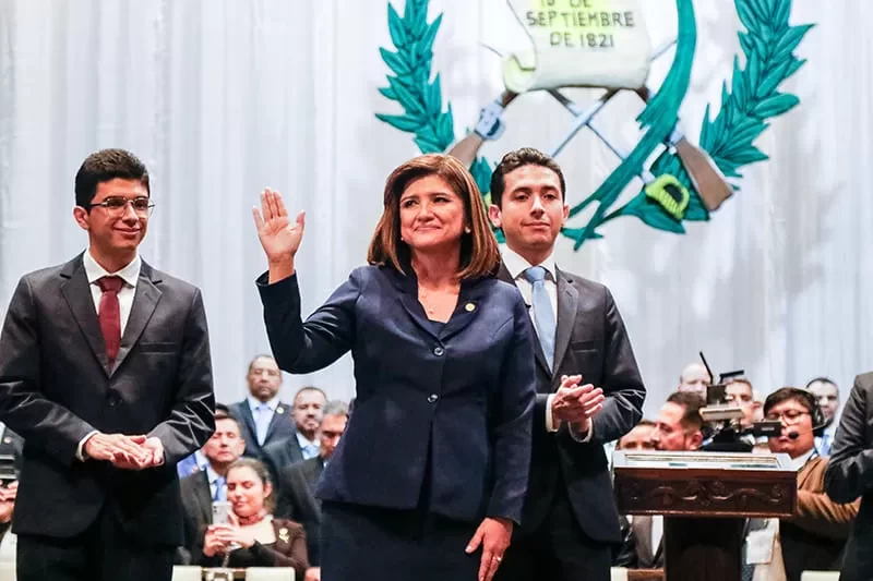 Karin Herrera, vicepresidenta de la República de Guatemala
