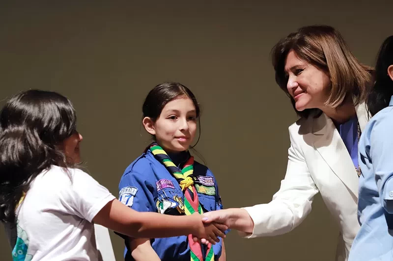 Vicepresidenta participa en conversatorio con infancias del Concurso ECO aprendiendo por el Motagua