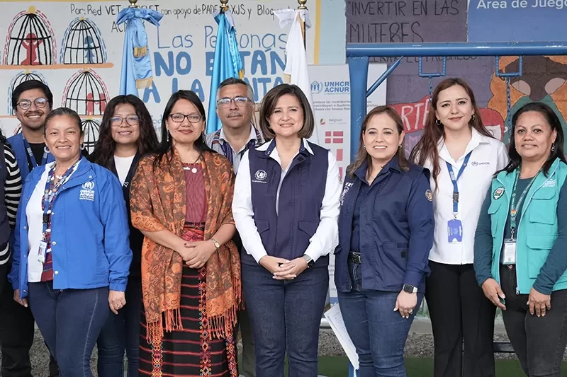 Presidenta en funciones realiza gira de trabajo por Huehuetenango