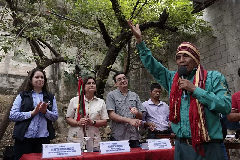 Plan Trifinio y Gran Consejo de Autoridades Ancestrales Indígenas Maya Ch’orti’