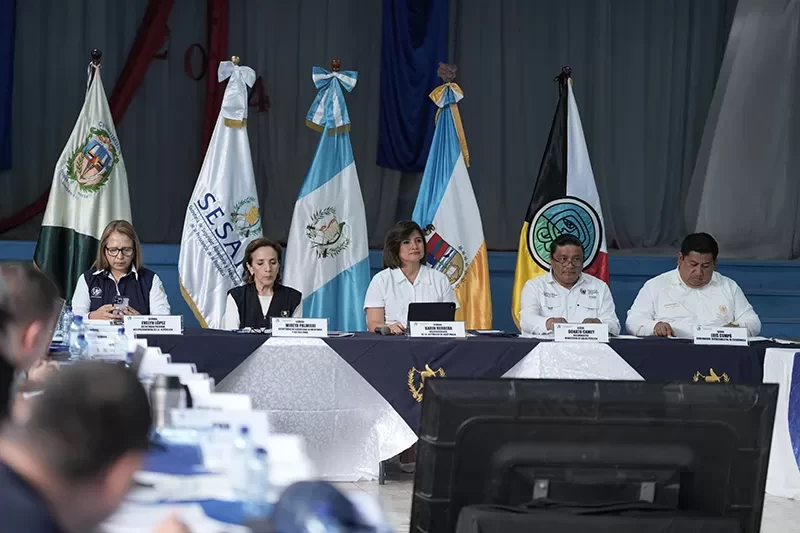 Vicepresidenta coordina la Comisión Departamental de Seguridad Alimentaria - CODESAN- en Chiquimula
